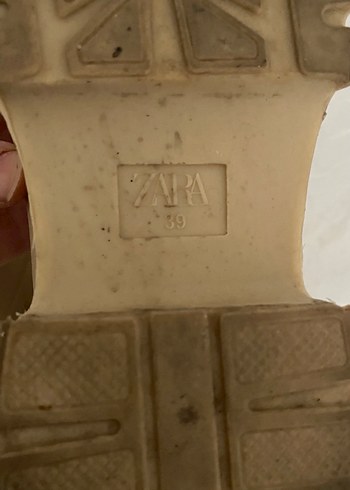 Bej Kadın Platform Topuklu Lastik Bot orjinal - Görsel 4