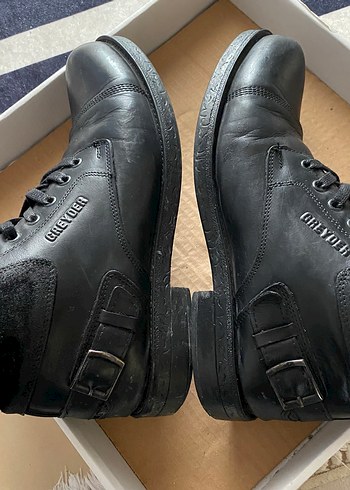 Siyah Deri Erkek Goth Botları - Görsel 3