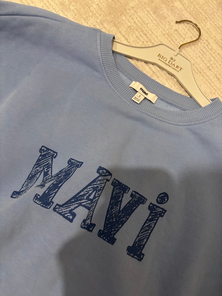 Mavi Kadın Bisiklet Yaka Sweatshirt - Görsel 2