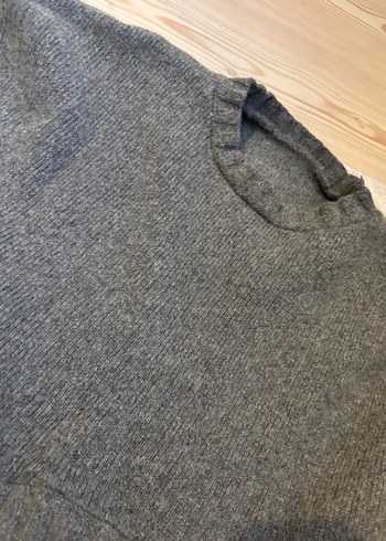 Gri Yün Kadın süveter - Görsel 4