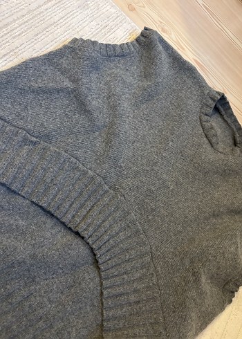 Gri Yün Kadın süveter - Görsel 3