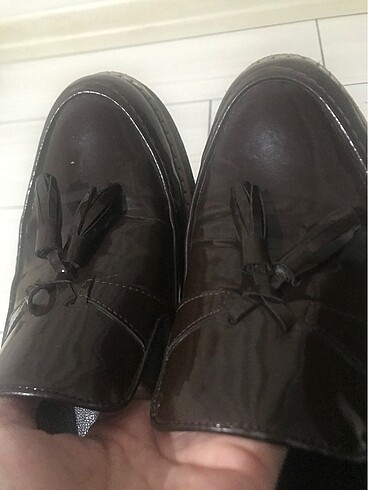 Erkek Rugan Püsküllü Ayakkabı - Görsel 3