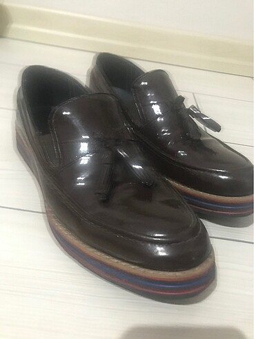 Erkek Rugan Püsküllü Ayakkabı - Görsel 5