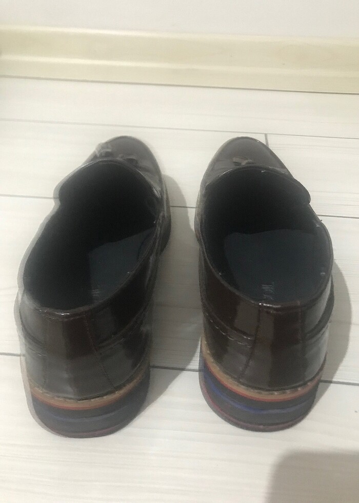 Erkek Rugan Püsküllü Ayakkabı - Görsel 4