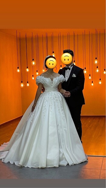 1 kere giyildi temiz gelinlik