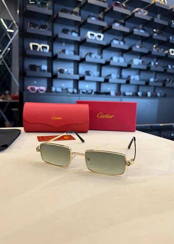 Cartier Şeffaf Çerçeveli Gri Kadın Gözlük