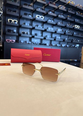 Cartier Kadın Gri Parlak Cartier Gözlük