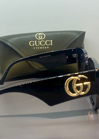  Beden siyah Renk Gucci Siyah Klasik Kadın Güneş Gözlüğü