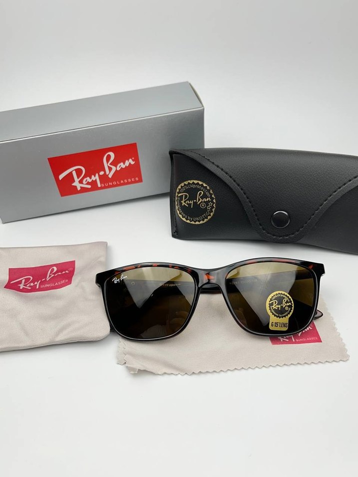 Ray-Ban Klasik Kahverengi Tokalı Kadın Güneş Gözlüğü - Görsel 4