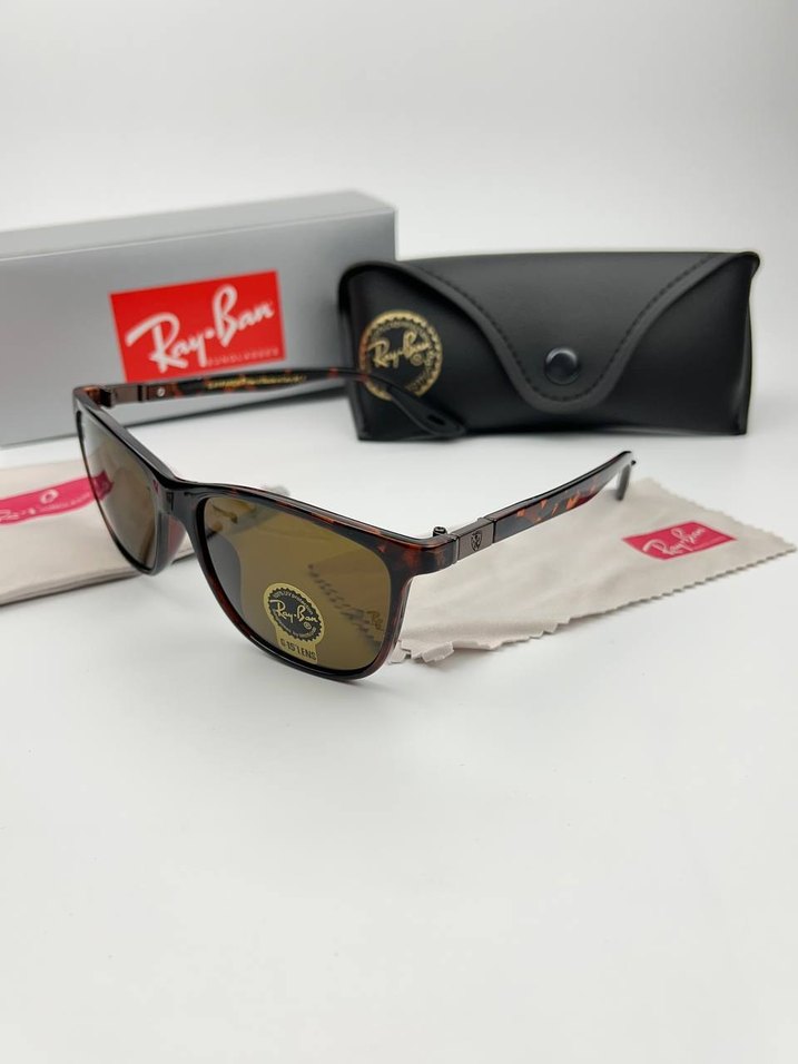 Ray-Ban Klasik Kahverengi Tokalı Kadın Güneş Gözlüğü - Görsel 2