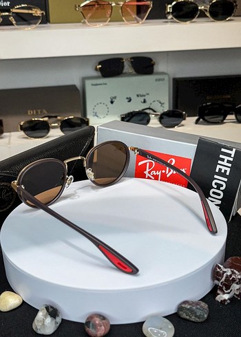 Ray-Ban Kahverengi Parlak Erkek Güneş Gözlüğü - Görsel 2