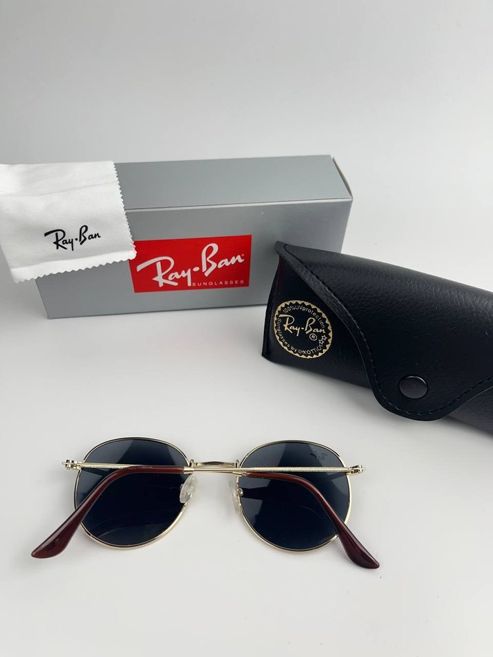 Ray-Ban Parlak Altın Kadın Güneş Gözlüğü - Görsel 5