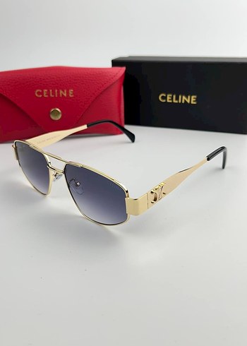 Celine Altın Renk Kadın Güneş Gözlüğü - Görsel 2