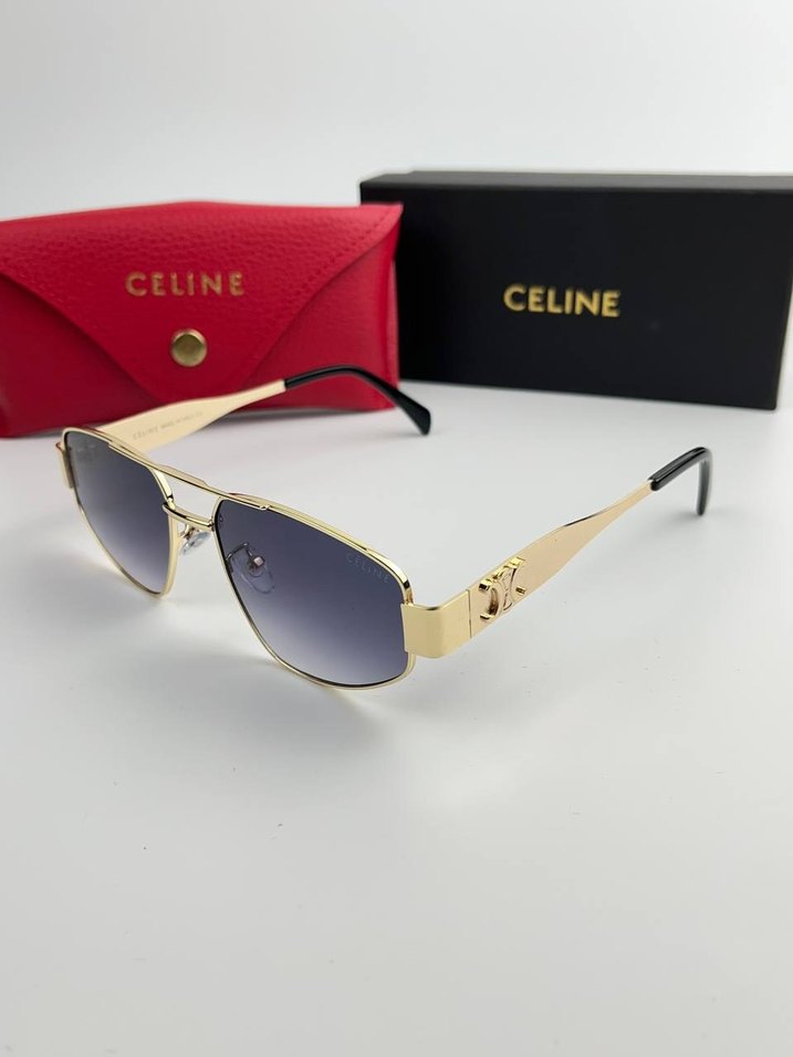 Celine Altın Renk Kadın Güneş Gözlüğü - Görsel 2