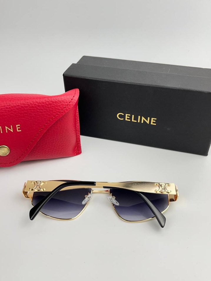 Celine Altın Renk Kadın Güneş Gözlüğü - Görsel 3