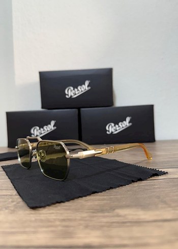 Beden Persol eşref tek Klasik Altın erkek Güneş Gözlüğü