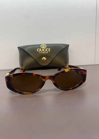 Kahverengi Gucci Kadın Güneş Gözlüğü
