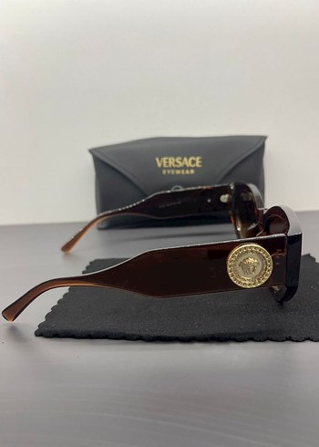 Versace Versace Klasik Kahverengi Tokalı Kadın Güneş Gözlüğü