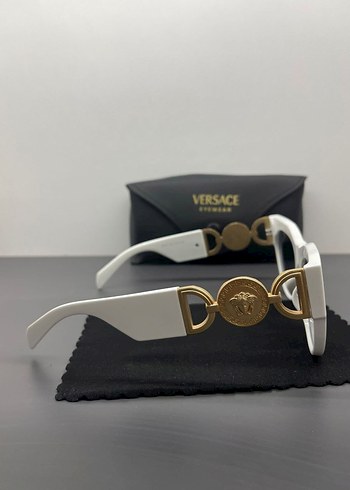 Beden Versace Beyaz Tokalı Klasik Kadın Güneş Gözlüğü