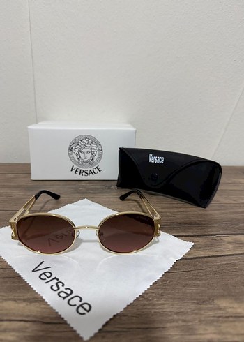 Beden kahverengi Renk Versace Kadın Kahverengi Parlak Gözlük