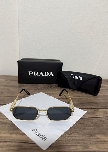 Prada Parlak Altın Prada Kadın Güneş Gözlüğü