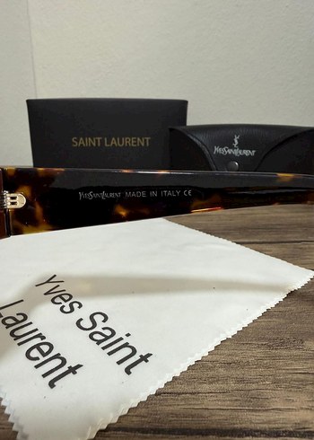 Beden Kahverengi Parlak Saint Laurent Güneş Gözlüğü