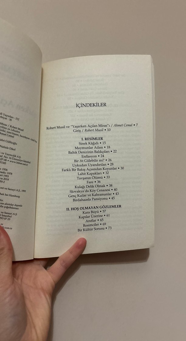 Yaşarken Açılan Miras - Robert Musil - Görsel 4