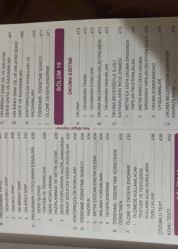 Türk Dili ve Edebiyatı Öğretmenliği Kitabı 2019 - Görsel 10