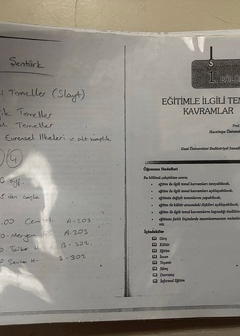 Eğitim Bilimleri Fotokopi - Temel Kavramlar - Görsel 2