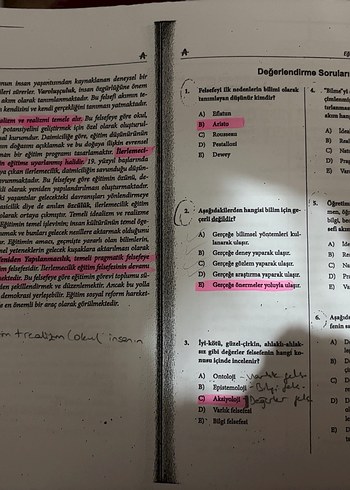 Eğitim Bilimleri Fotokopi - Temel Kavramlar - Görsel 3