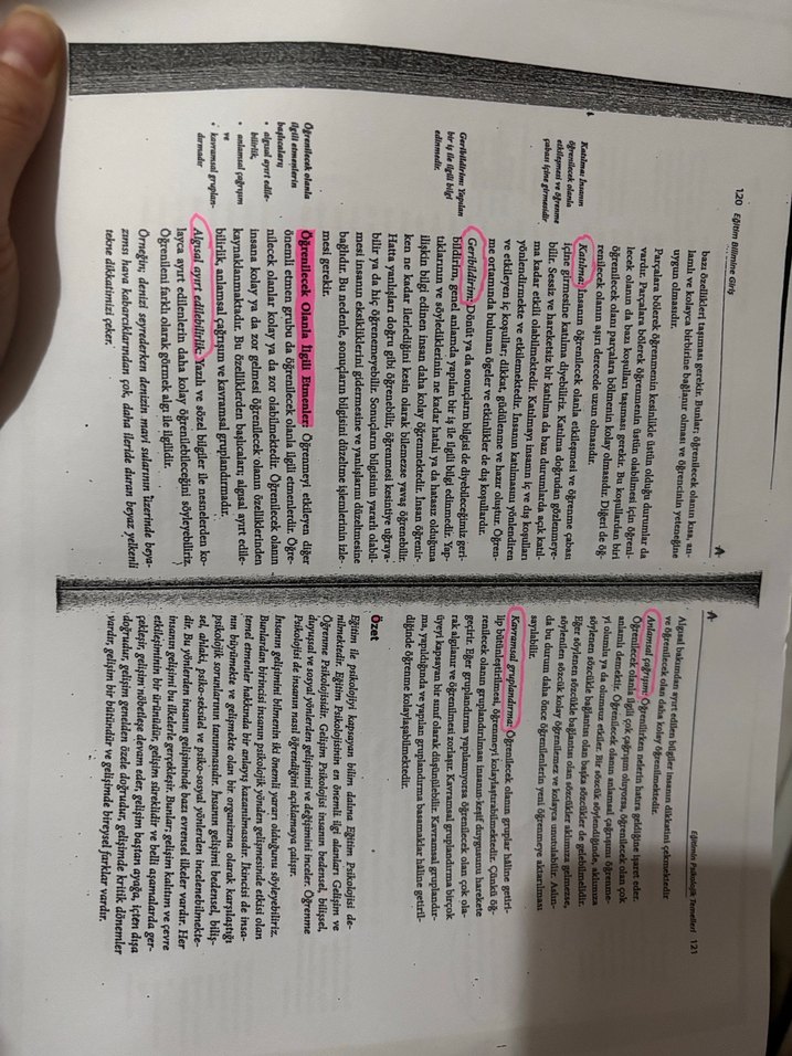 Eğitim Bilimleri Fotokopi - Temel Kavramlar - Görsel 4