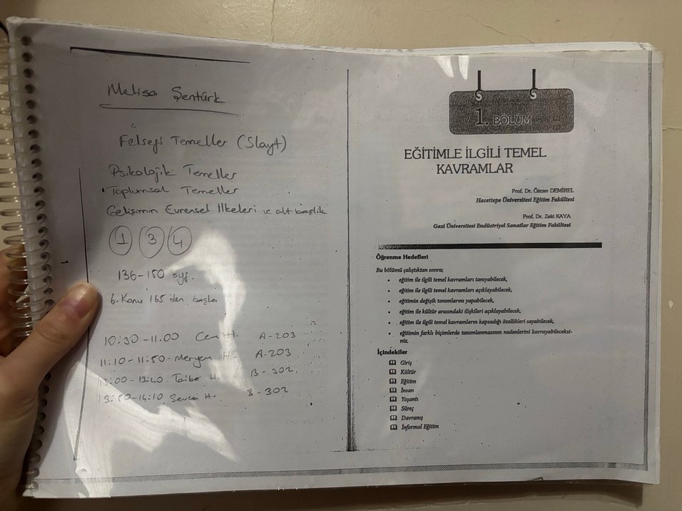 Eğitim Bilimleri Fotokopi - Temel Kavramlar - Görsel 2