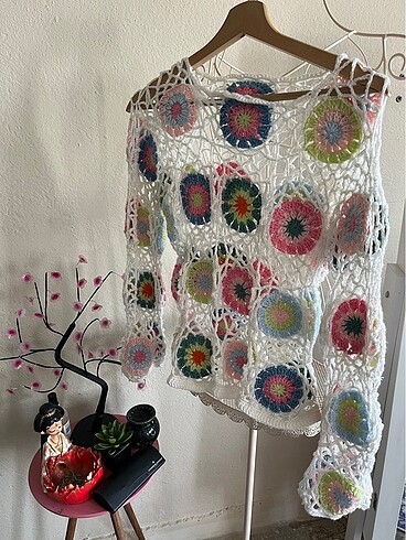 m Beden çeşitli Renk Crop bluz