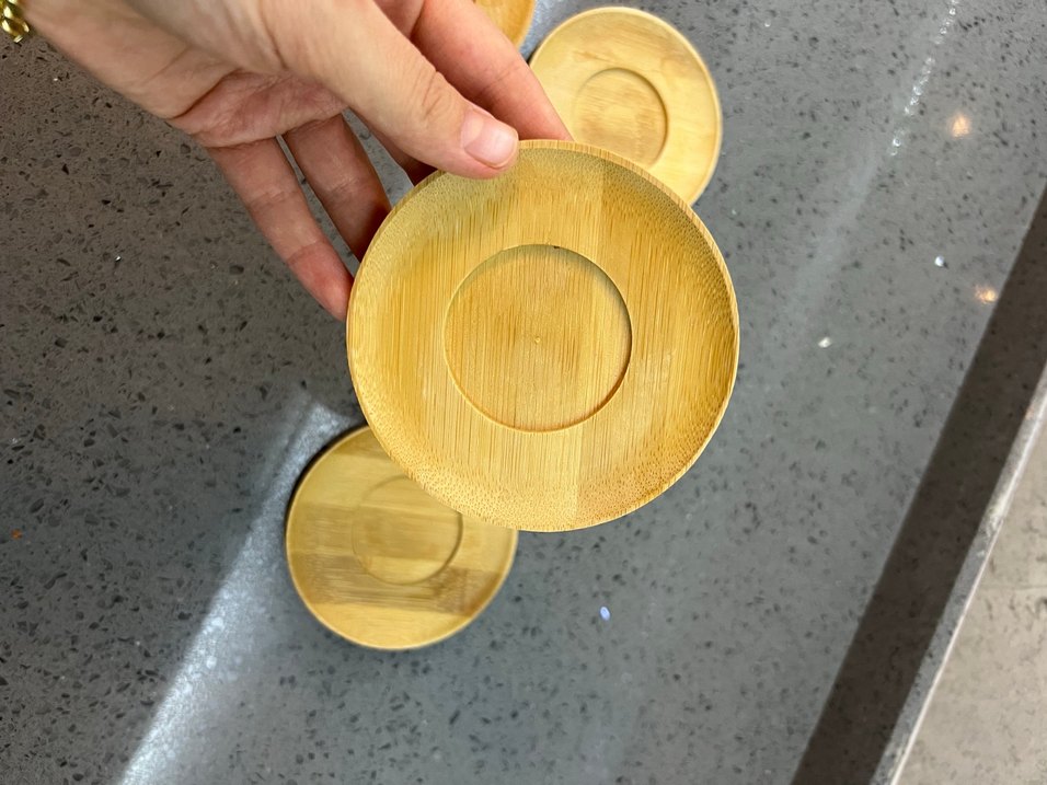 Bohem Tarzı Ahşap Bardak Altlığı - Görsel 2