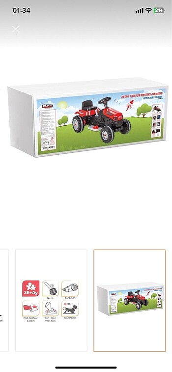 Beden pilsan akülü araba
