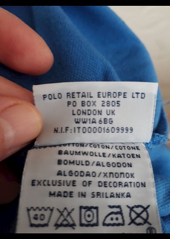 Mavi Polo Tişört, Kısa Kollu, Baskılı - Görsel 5