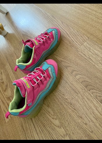 Kız Çocuk Pembe Skechers Spor Ayakkabı - Görsel 2