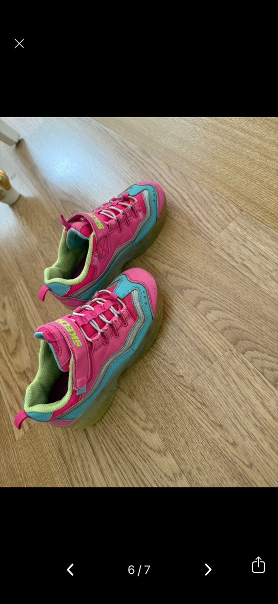 Kız Çocuk Pembe Skechers Spor Ayakkabı - Görsel 2