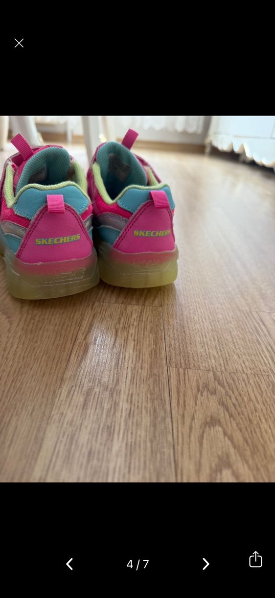Kız Çocuk Pembe Skechers Spor Ayakkabı - Görsel 5