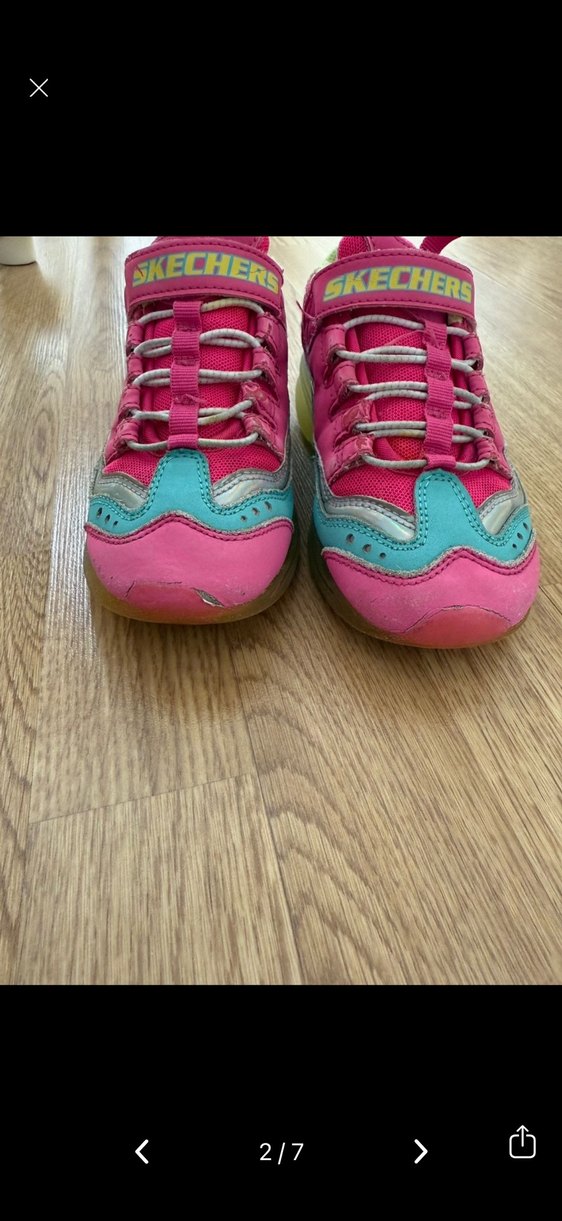 Kız Çocuk Pembe Skechers Spor Ayakkabı - Görsel 3