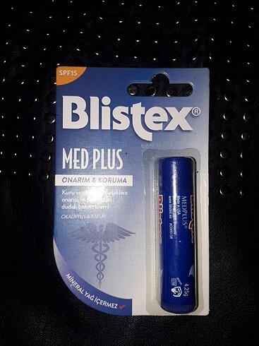 Blistex Med Plus onarım&koruma.. okaliptus&kafur (o neyse.. :))