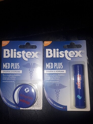 blistex med plus yeni&etiketli