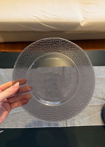 5li Mor Cam Tabak Seti - Görsel 2