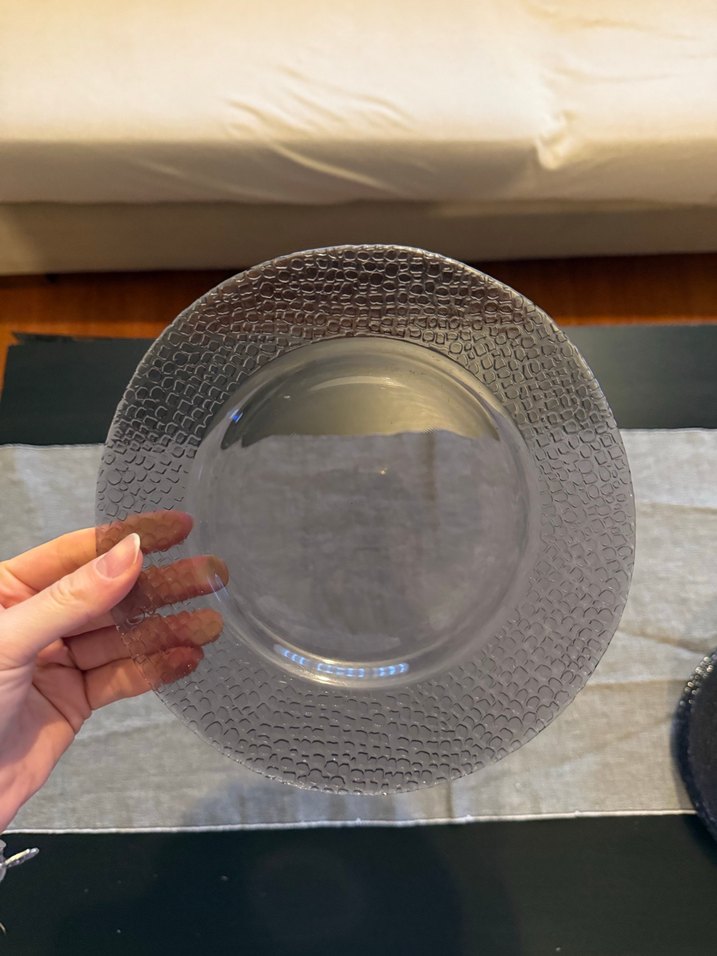 5li Mor Cam Tabak Seti - Görsel 2