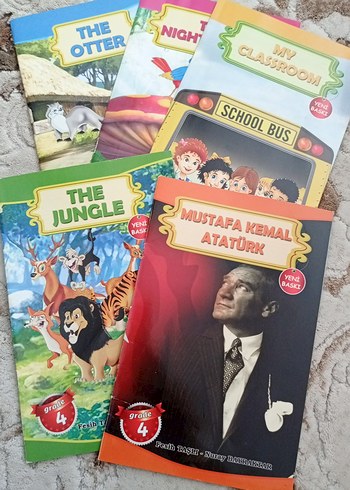 Çocuklar için 5 Kitap Seti İngilizce seti