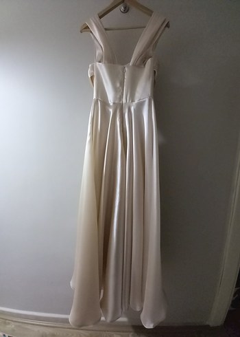 taşlı saten abiye - Görsel 5