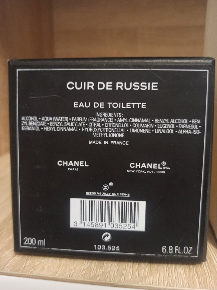 (2018) Chanel Cuir de Russie EDT - Görsel 2