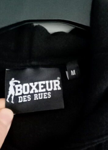 m Beden Boxeur des rues marka kapşonlu sweatshirt 