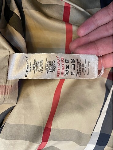 54 Beden siyah Renk Burberry erkek mevsimlik ceket mont yağmurluk