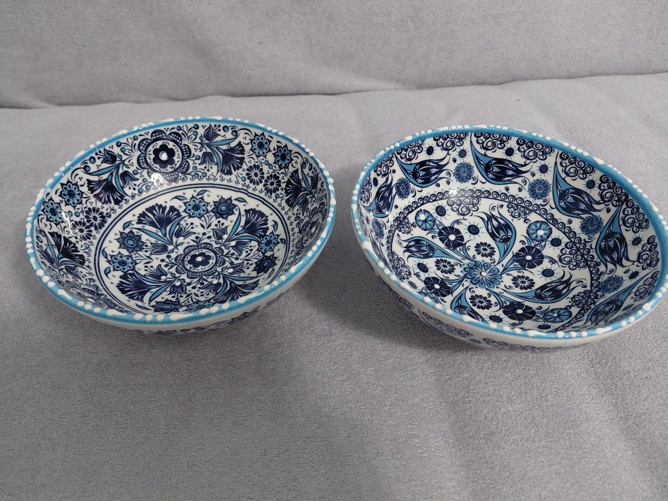 Renkli Desenli Seramik Kase Seti - Görsel 4